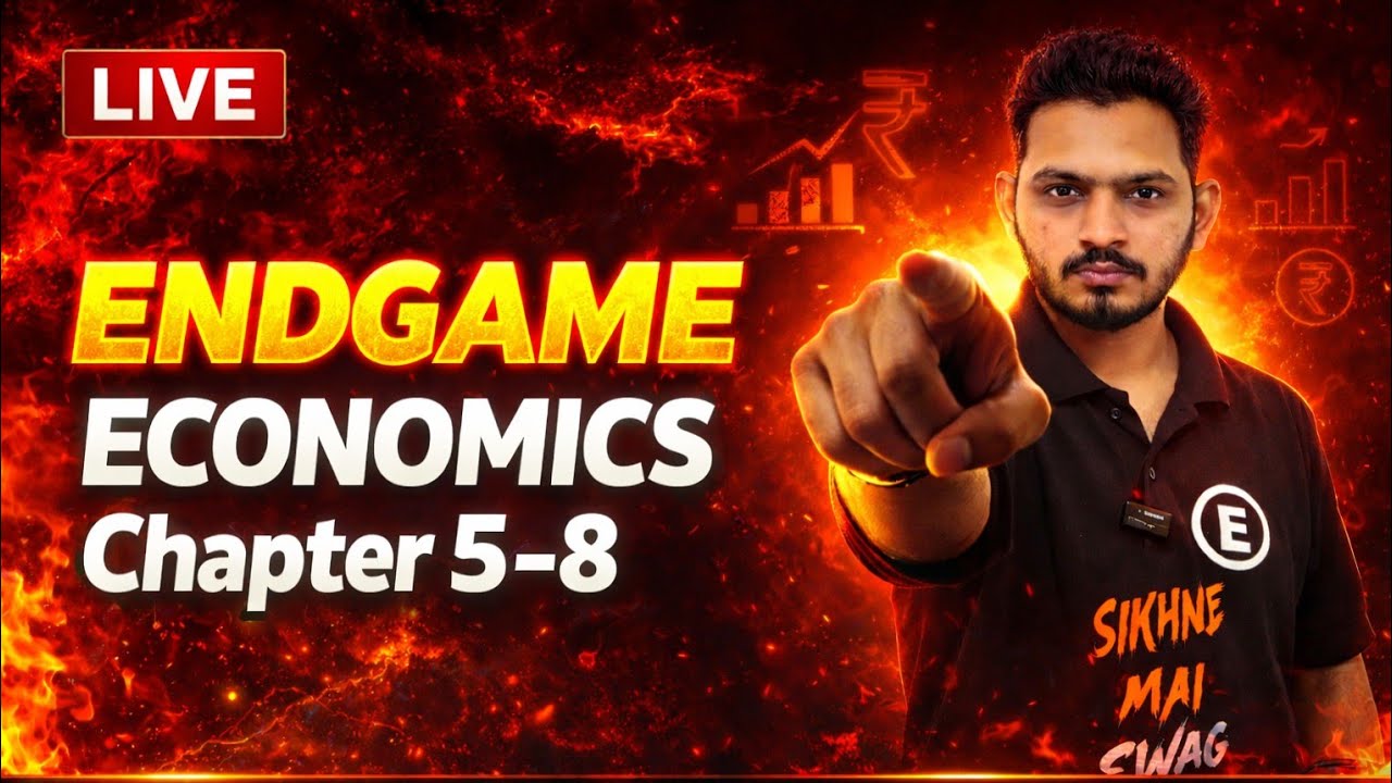 Economics Chapter 5 to 8 LIVE 🔴 | Class 12 GSEB Board Exam 2026 Revision