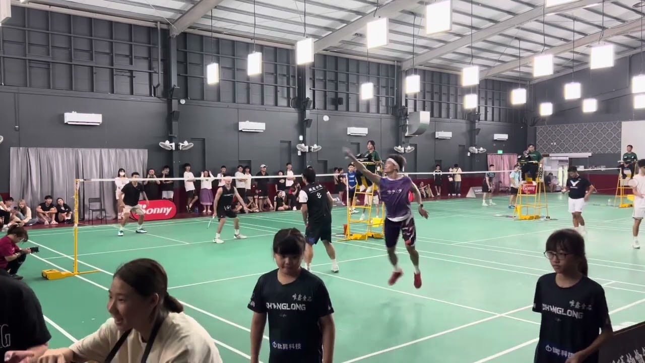 20241006藏龍羽球旗美無比盃/公開男雙 冠亞軍決賽 陳碩冠/龔郁軒VS林宸立/張富捷