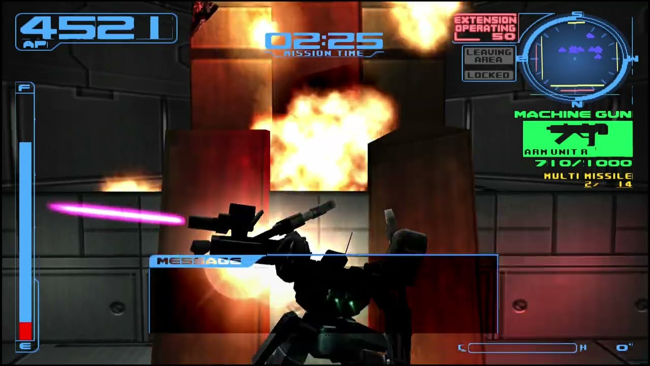 Armoured Core 2 Mission 23 Abort Missile Launch UHD 60FPS RTX 4090 OC I9-14900KS