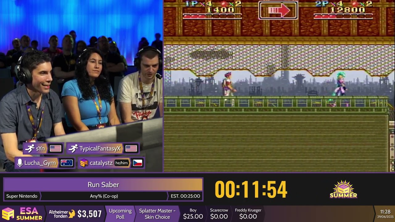 Run Saber [Any% (Co-op)] by sYn and TypicalFantasyX - #ESASummer25