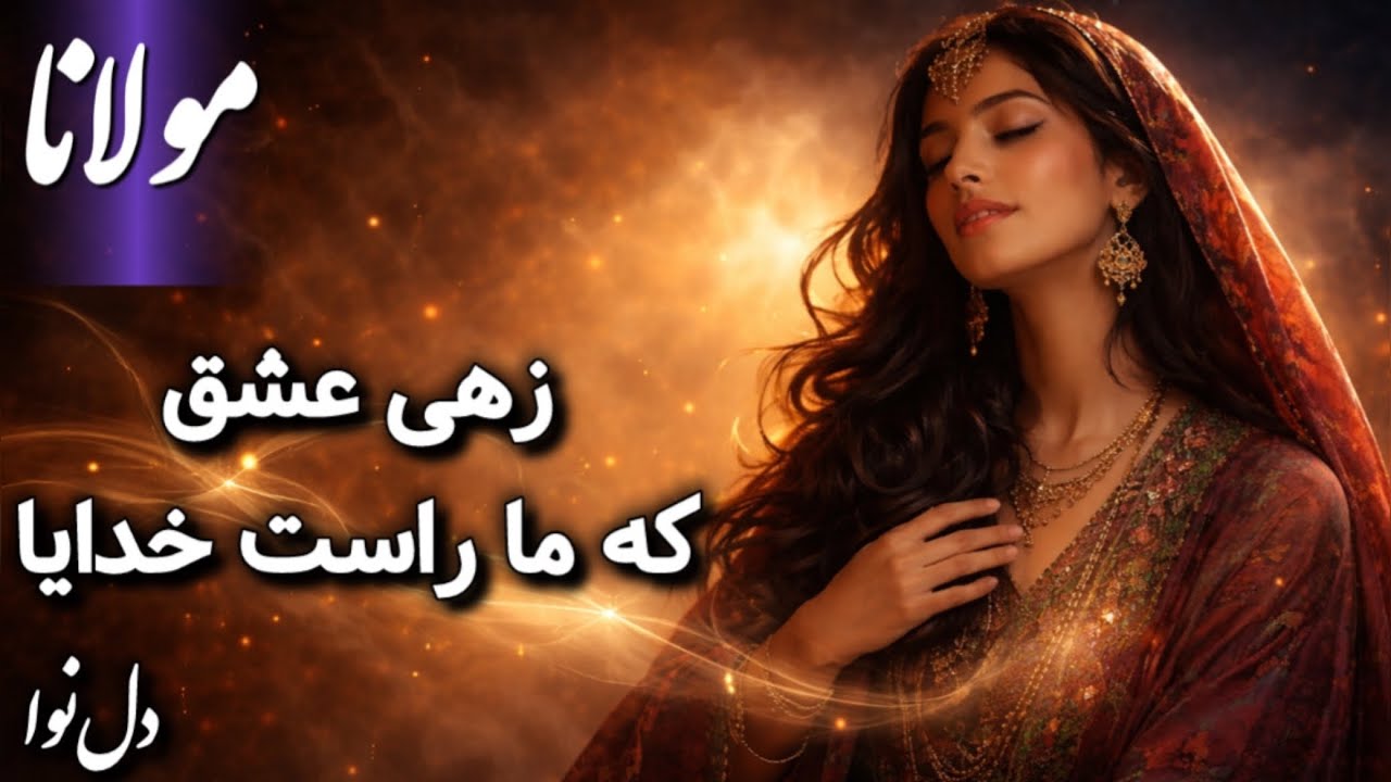 زهی عشق که ما راست خدایا| صدای عشق در کلام مولاناRumi | دل‌نوا