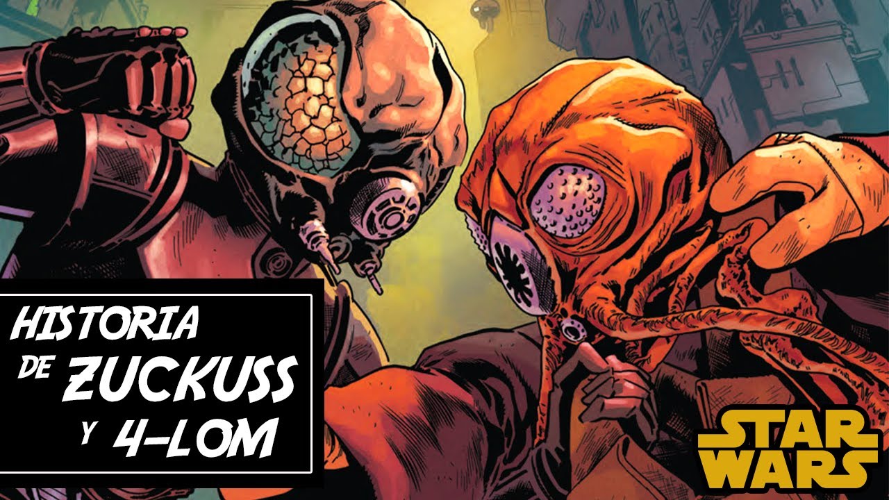 ¿Quiénes son ZUCKUSS y 4-LOM? | Enciclopedia de personajes Star Wars