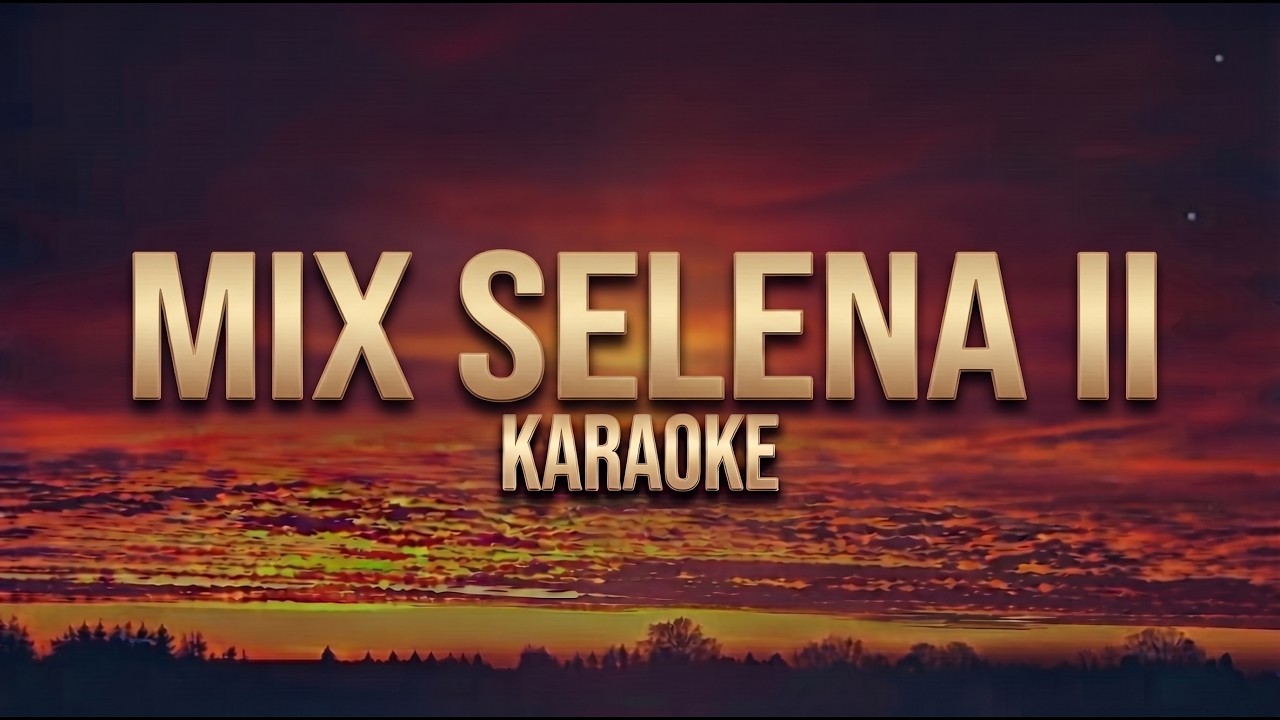 Mix Selena (Carcacha, Baila esta cumbia, Techno cumbia) Karaoke - Pista Musical