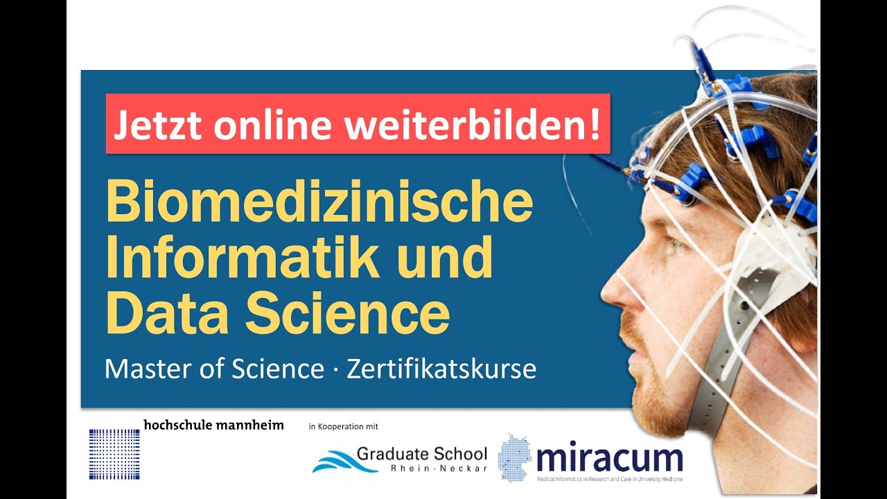 Berufsbegleitend online studieren: Biomedizinische Informatik und Data Science