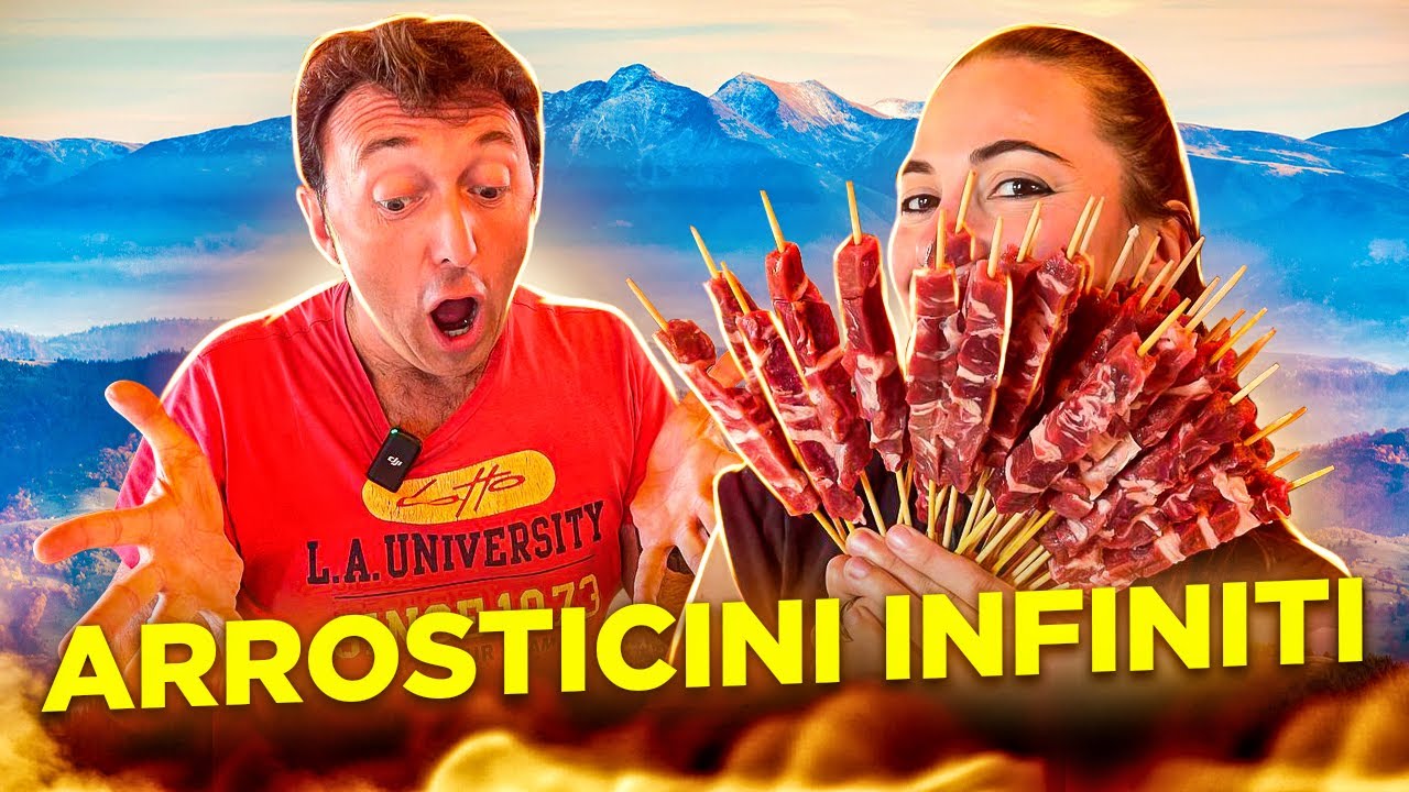 Arrosticini a colazione e pagamento in contanti -  tour in Abruzzo Ep 1