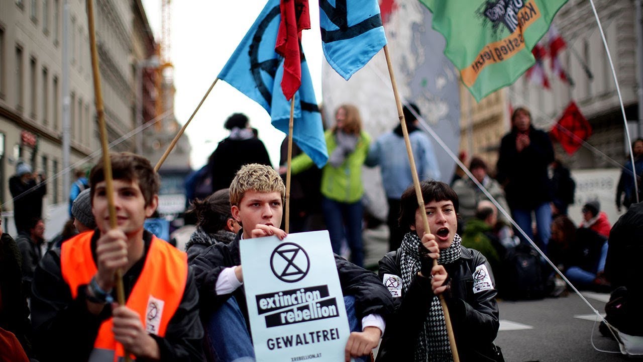 Extinction Rebellion take over London as climate change protests escalate