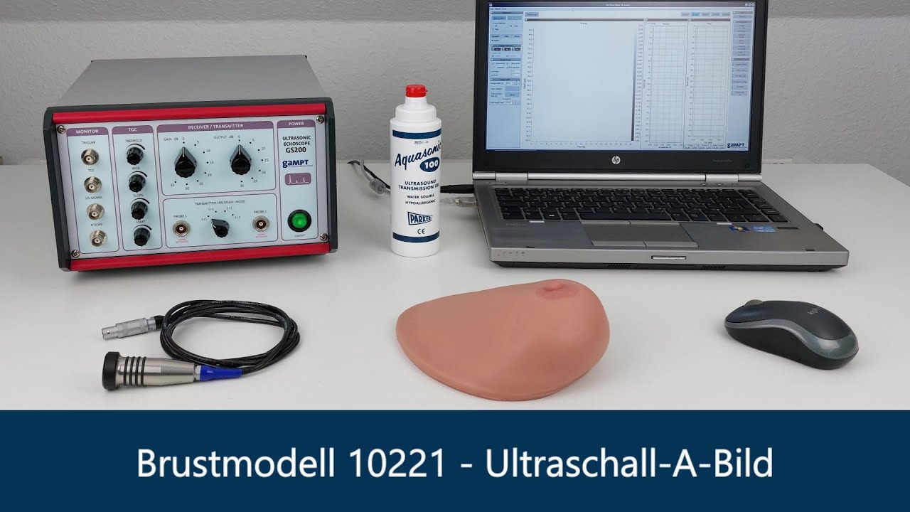 Brustmodell 10221  - Teil 1: Ultraschall-A-Bild