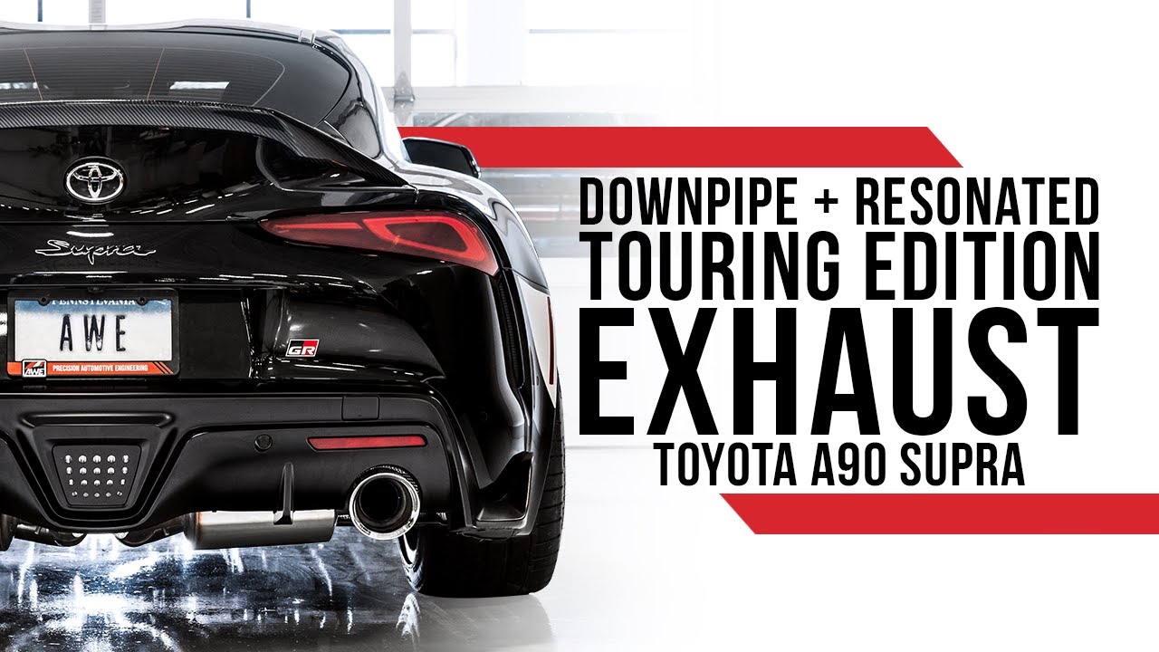 AWE Resonated Touring Edition for the Toyota GR Supra [aftermarket DP]