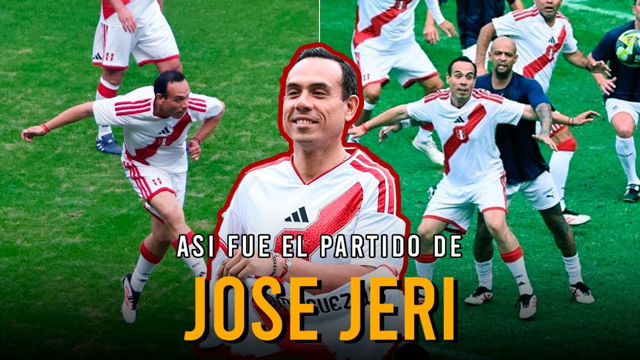 ASÍ FUE EL PARTIDO DEL PRESIDENTE JOSÉ JERÍ EN EL AMISTOSO DE LAS LEYENDAS | PERÚ vs CONMEBOL