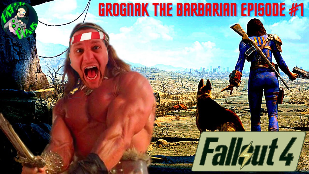 🟢 Fallout 4 - Becoming Grognak the Barbarian! - Part #1 - Strength of 12