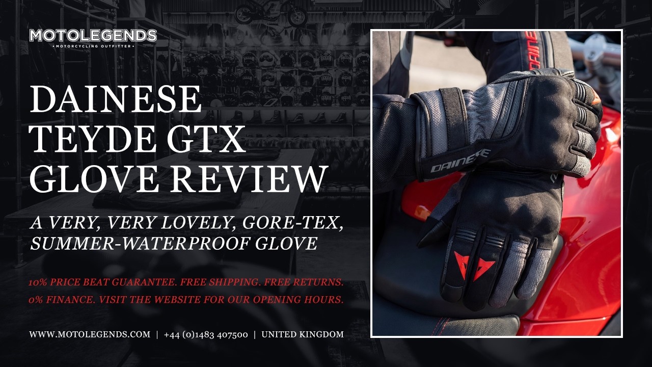 Обзор перчаток Dainese Teyde GTX