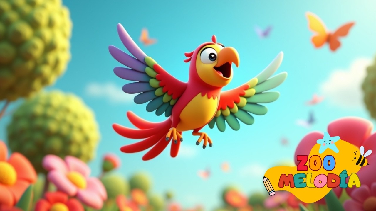 Loro Falador 🦜 | Canções infantis para dançar, cantar e se mover com ritmo
