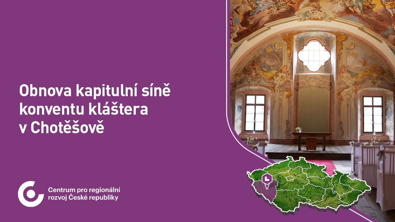 Obnova kapitulní síně konventu kláštera v Chotěšově