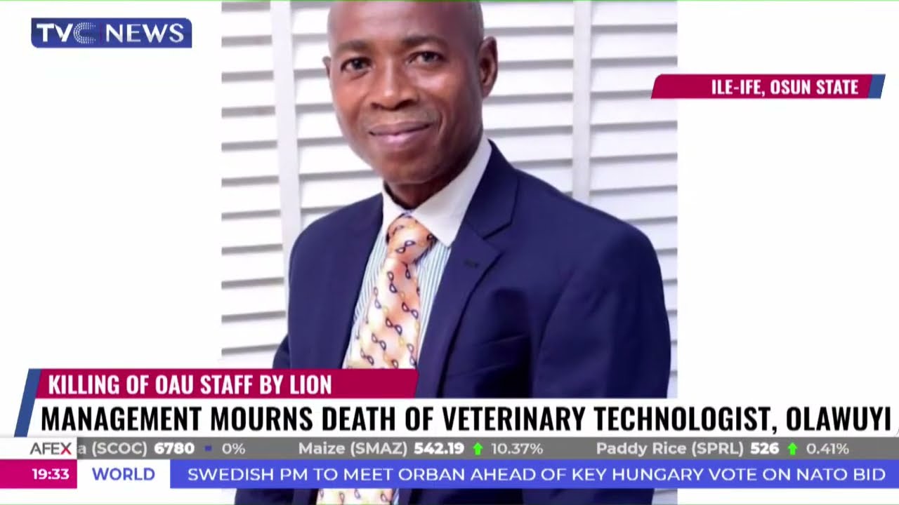 OAU Management Mourns Staff Killed By Lion, Promises Support To Family