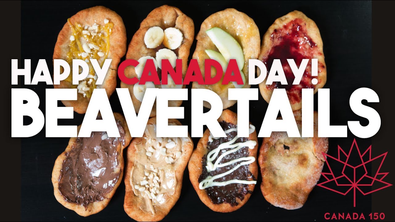 🇨🇦  Canadian BEAVERTAILS | Canada's 150th Birthday Delicious WHOLE WHEAT fried PASTRY | Kravings