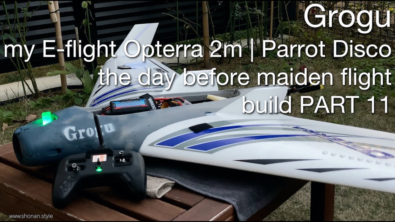 Grogu my E-flite Opterra 2m | Parrot Disco HYBRID Project - FPV long range drone build ~ PART 11