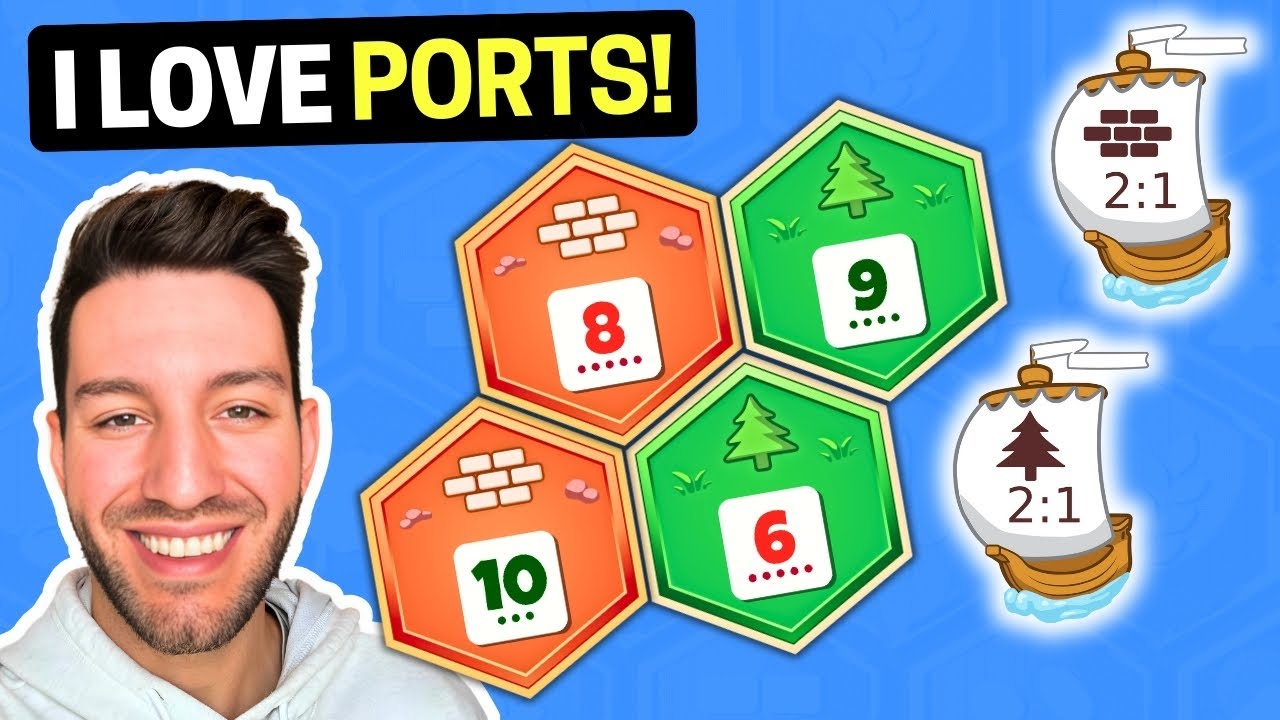 Craziest Ranked Catan Ending You’ll Ever See - Port Madness!