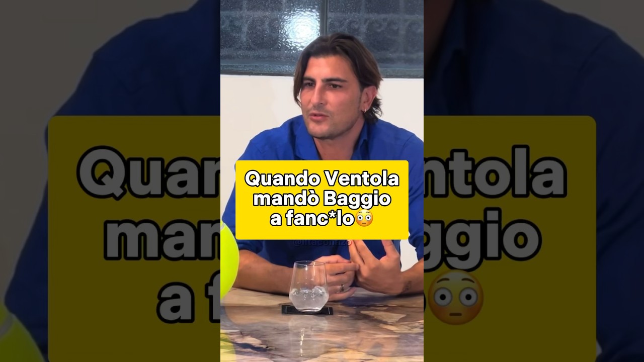 Quando Ventola mand&ograve; Baggio a quel paese😳 #calcio #inter #baggio #seriea