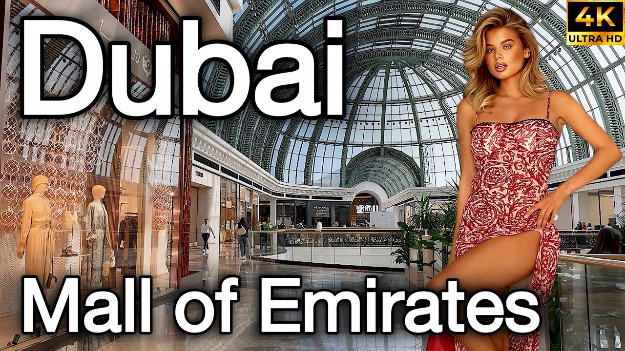 Dubai Mall of The Emirates 🇦🇪 Luxurious Shopping Destination! [ 4K ] Walking Tour