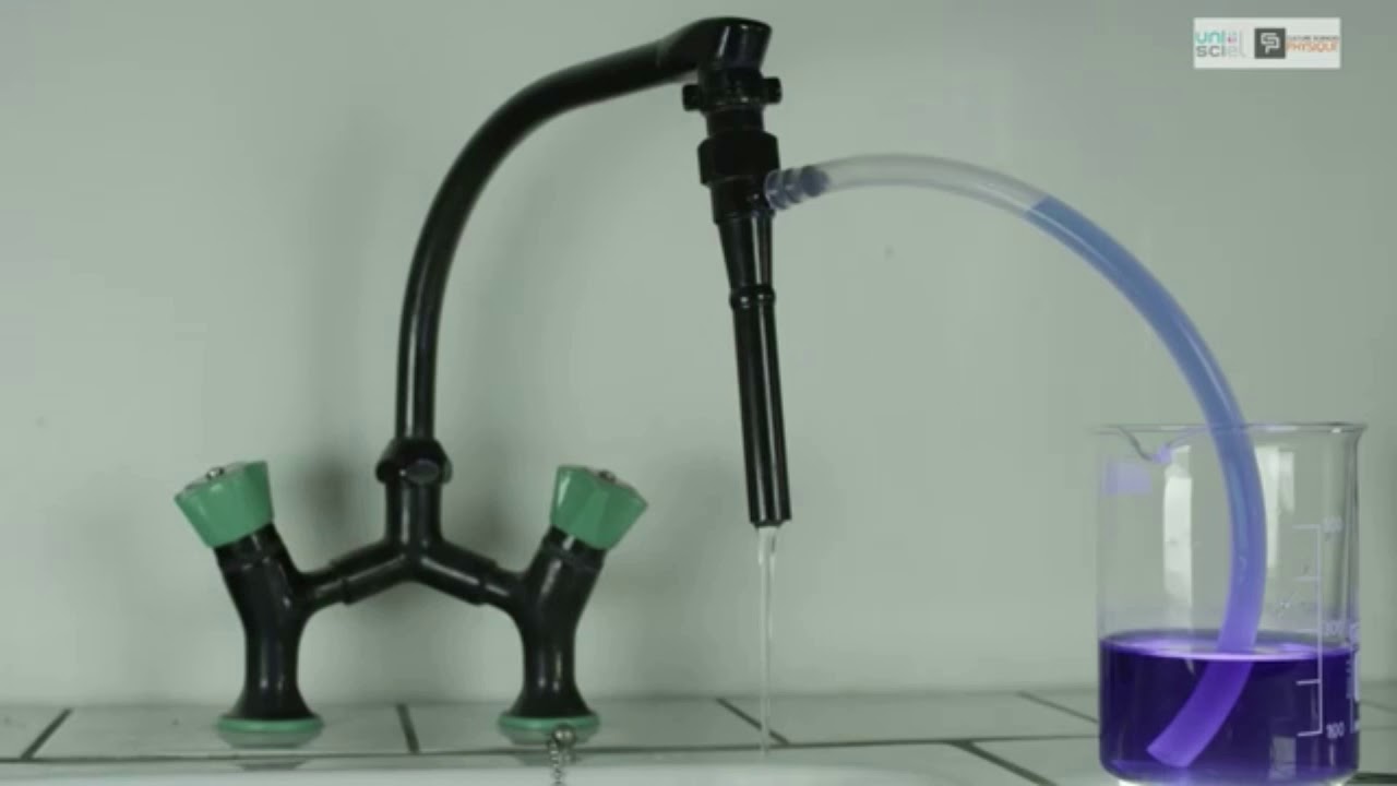 Trompe à eau et effet Venturi