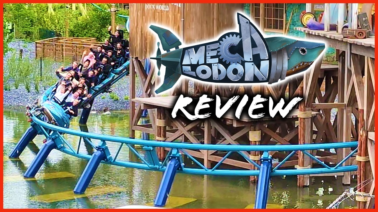 Mecalodon Roller Coaster Review - Walibi Belgium 2025 (POV & Honest Opinions.... and Puns!)