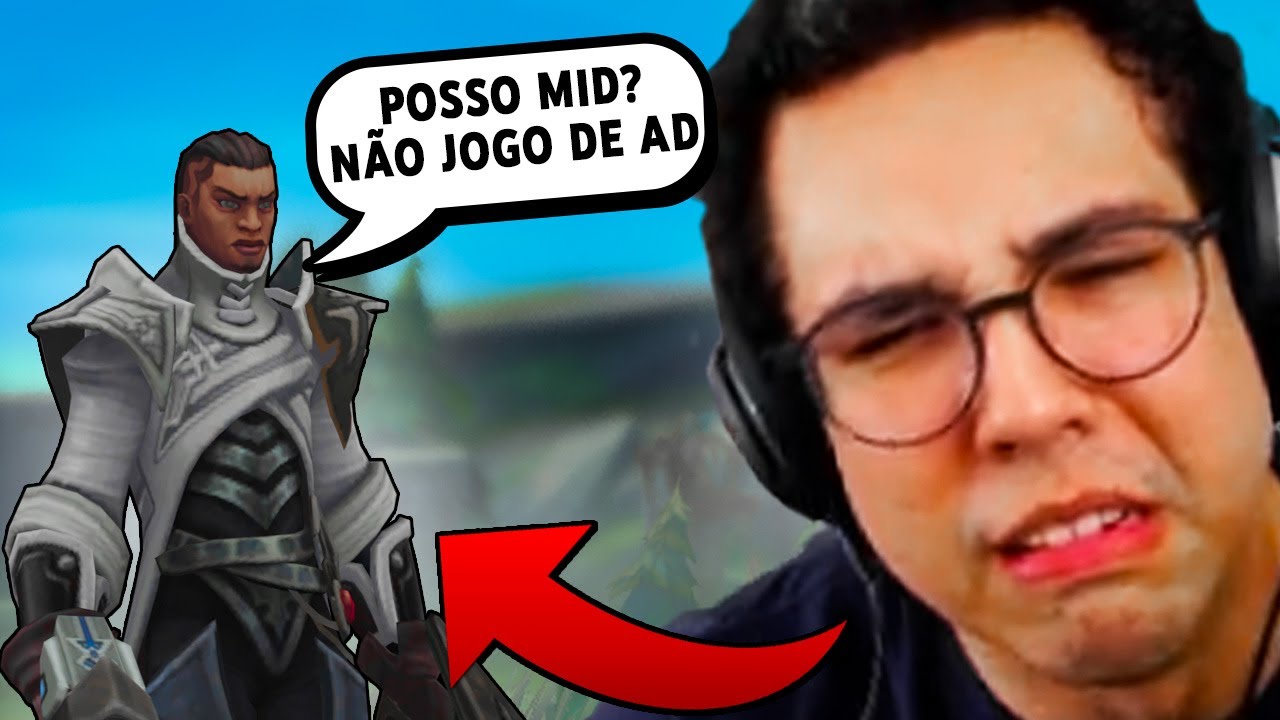 ELE PEDIU PRA IR MID PQ NÃO JOGAVA DE ADC