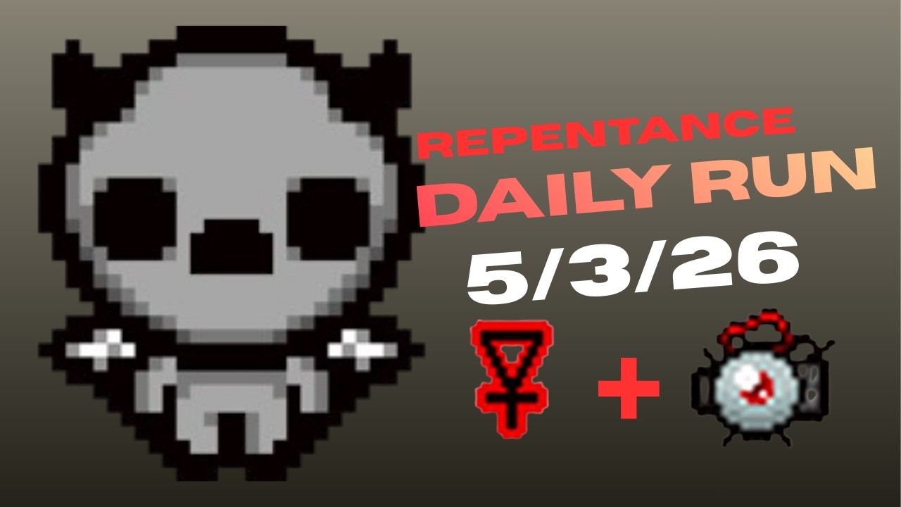 Apollyon y Void hacen FACIL la Daily!! | Repentance Daily Run | 05/03/2026