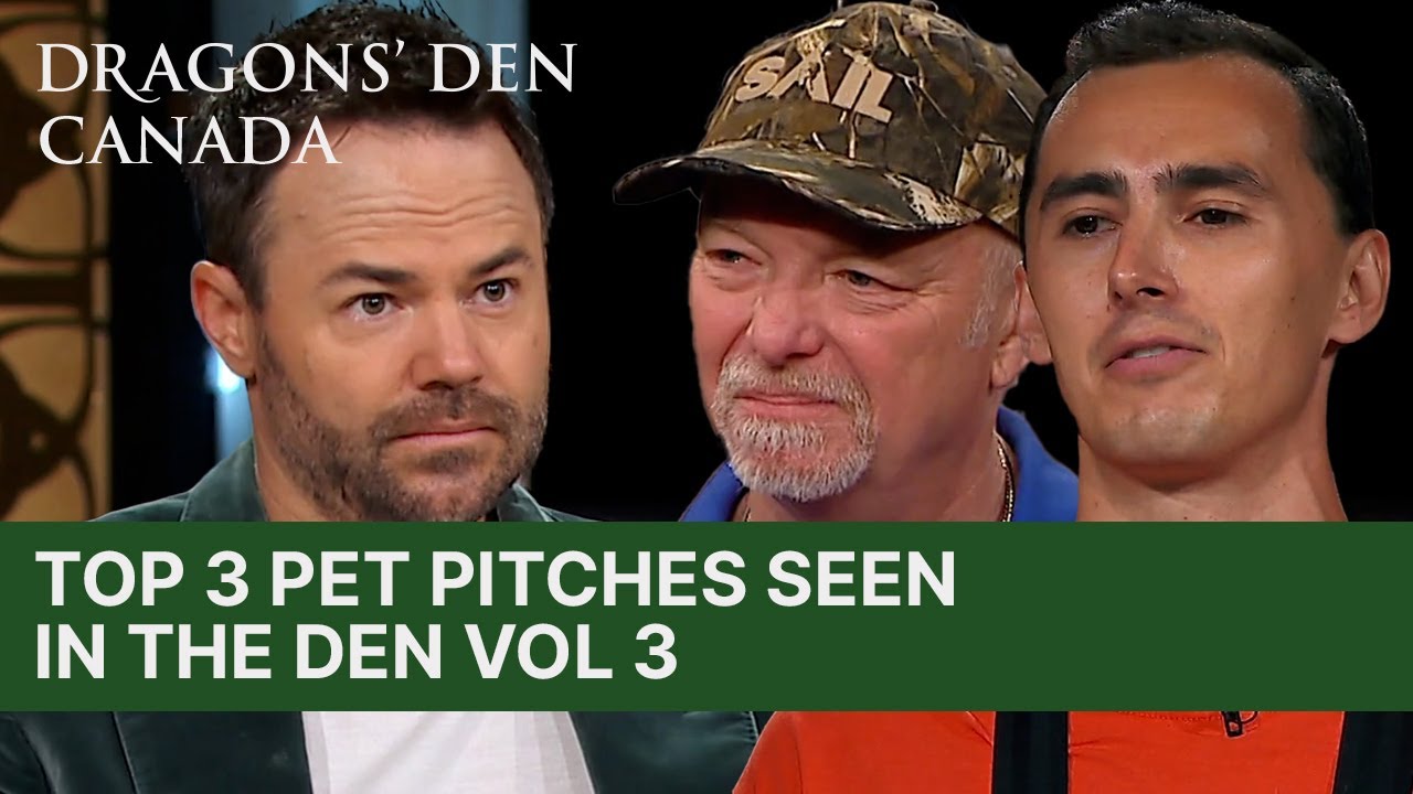 Top 3 Pet Pitches Seen In The Den | Vol.3 | Dragons' Den Canada
