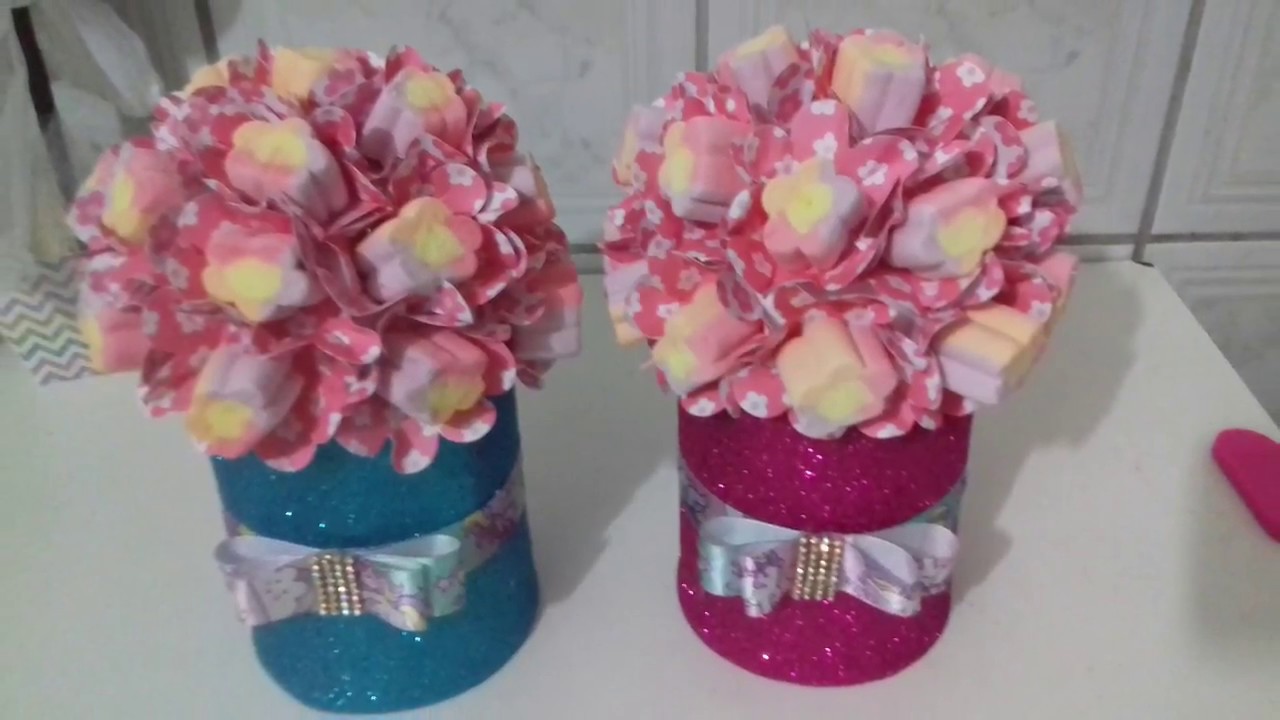 Beatriz faz 1 #3 enfeite mesa bolo / arbusto Marshmallow
