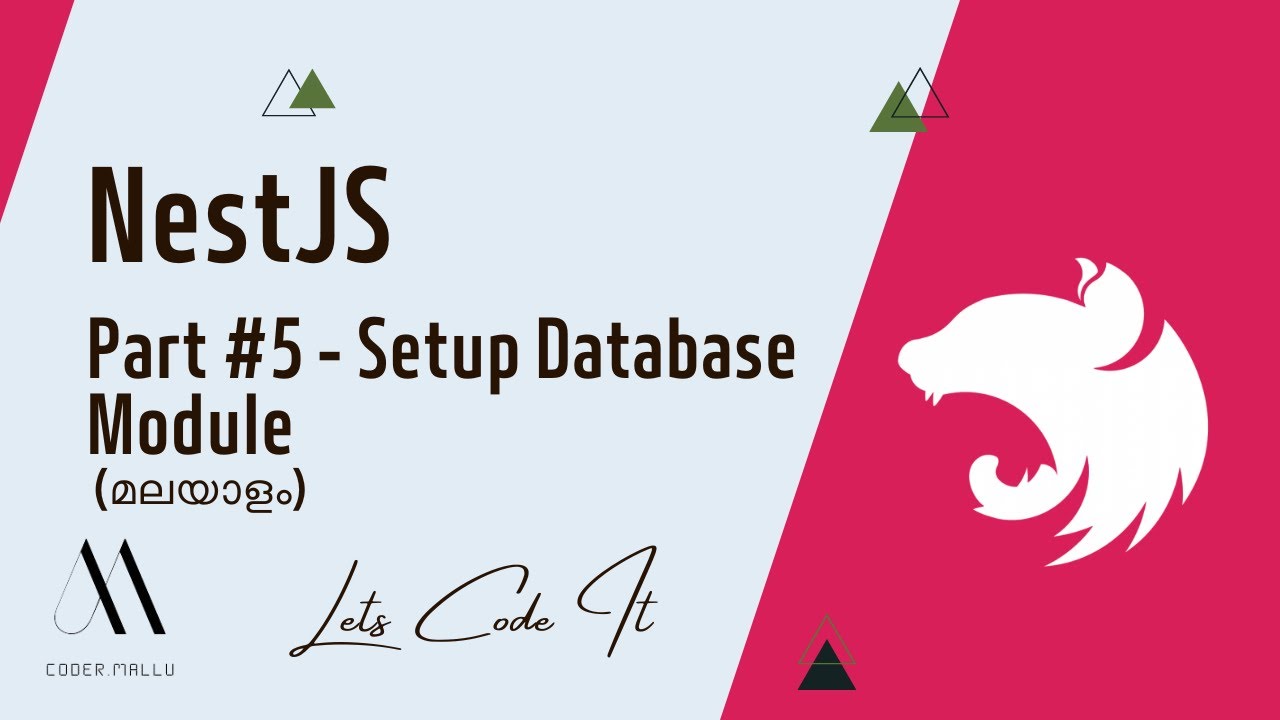 NestJS Tutorial (മലയാളം) #6 - Setup Database Module