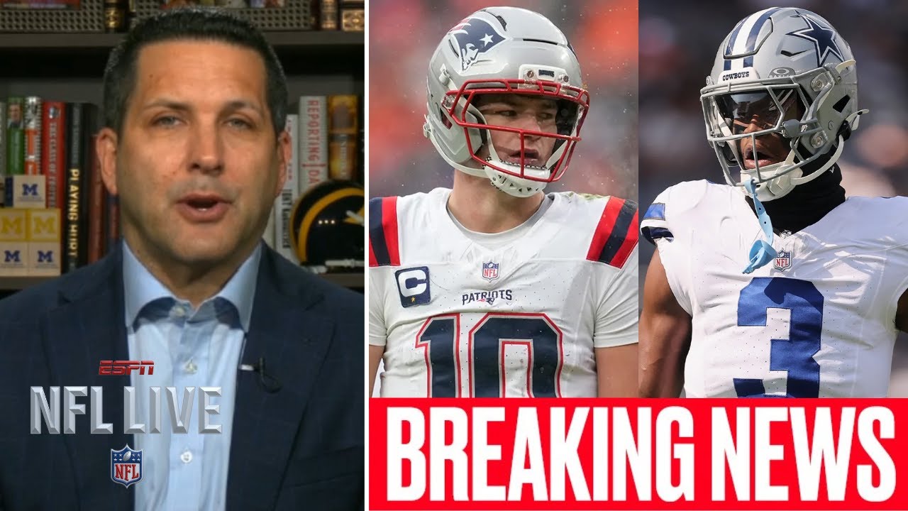FULL NFL LIVE | Adam Schefter UPDATE Drake Maye's situation; Cowboys tag George Pickens commercially