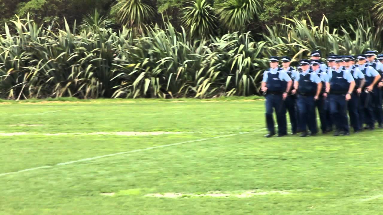 New Zealand police at trust stadium waitakere