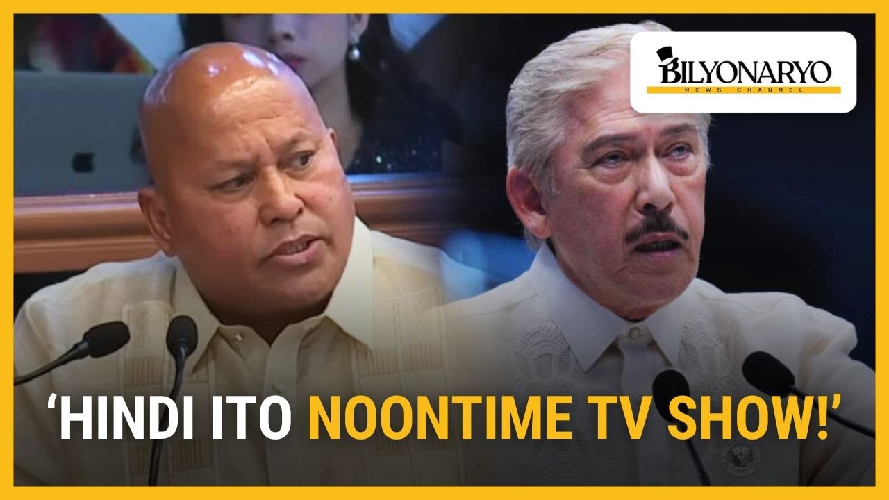 ‘Hindi ito Noontime TV Show’: Senador Bato, kinuwestiyon si SP Tito Sotto sa Senado | Agenda