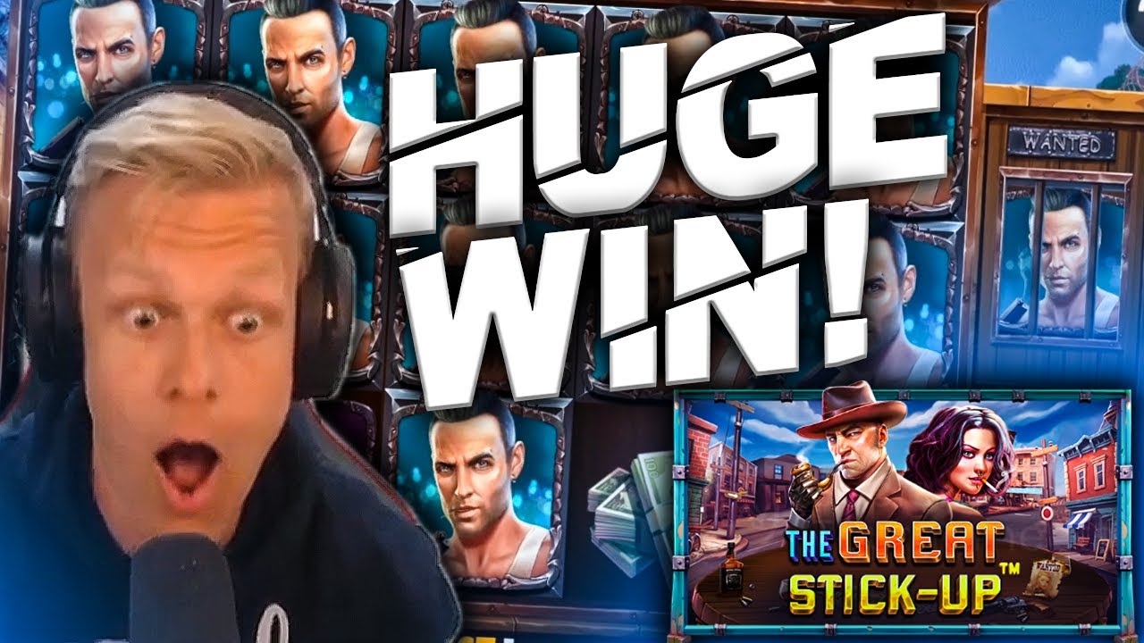 HUGE WIN on this NEW SLOT (The Great Stick-Up)