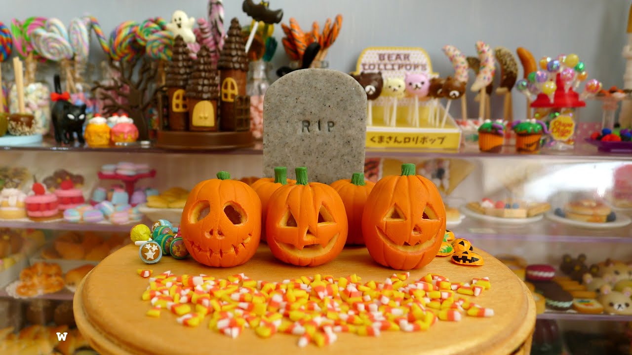 How to make Jack o'lantern (miniature) DIY ミニチュアジャック・オー・ランタン作り