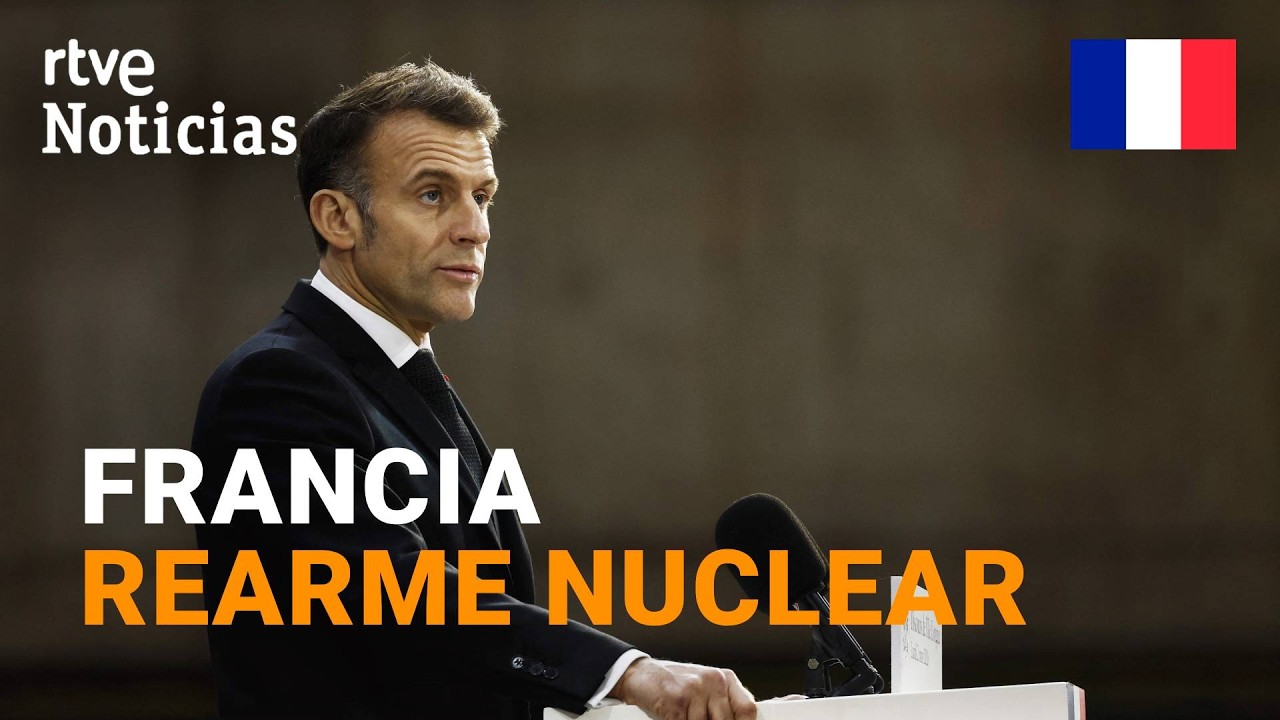 MACRON anuncia el REARME NUCLEAR de FRANCIA debido al conflicto en ORIENTE MEDIO |RTVE Noticias