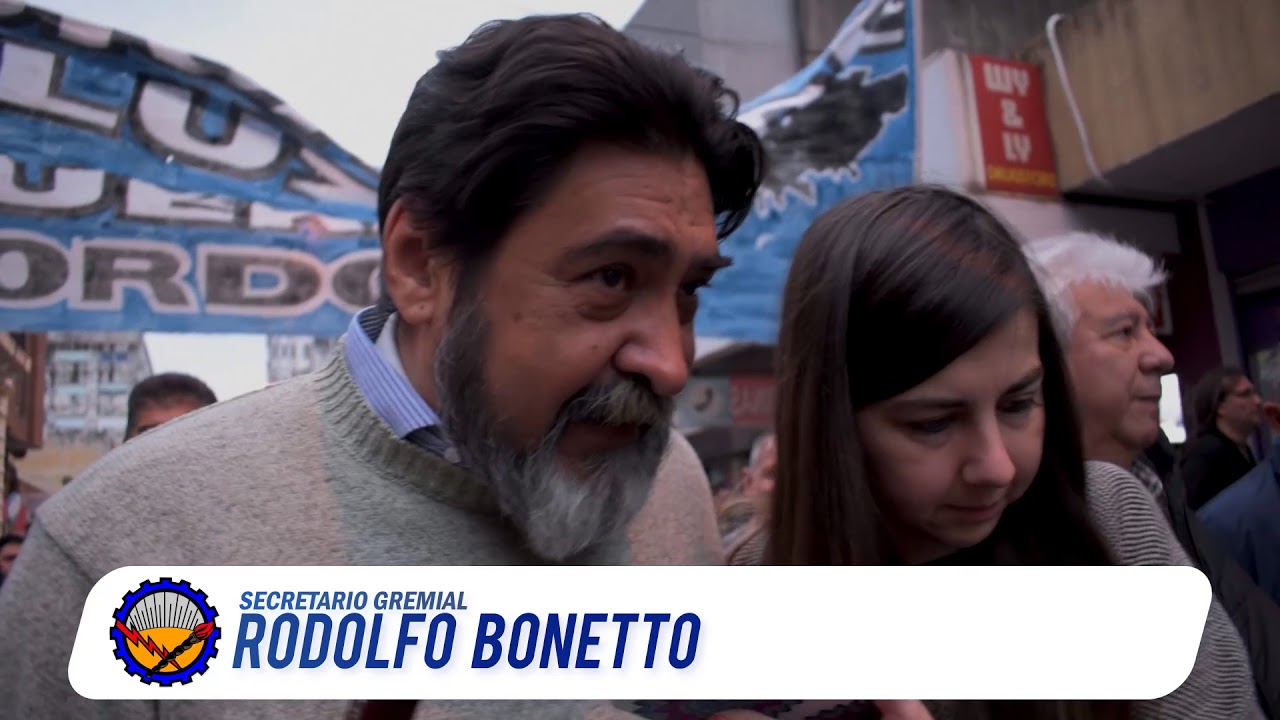 MARCHA POR LA DIGNIDAD DE LA CLASE TRABAJADORA - PALABRAS DE RODOLFO BONETTO