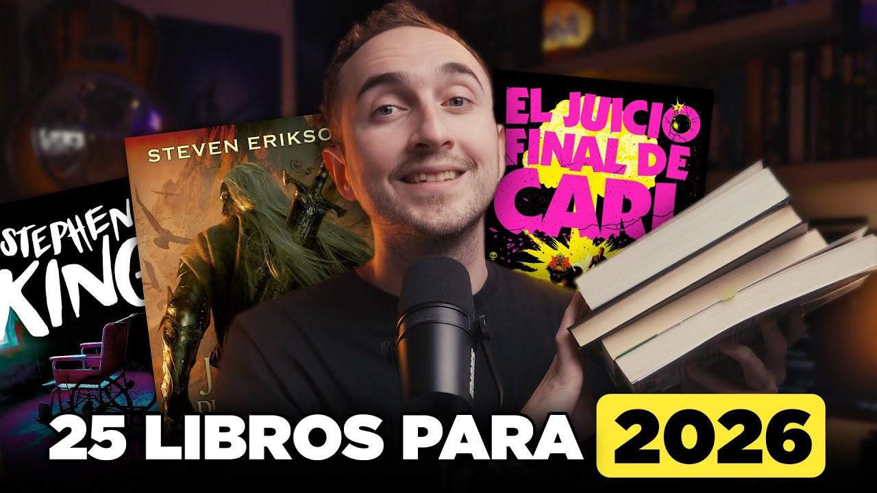 Estos son los 25 libros que estoy leyendo en 2026