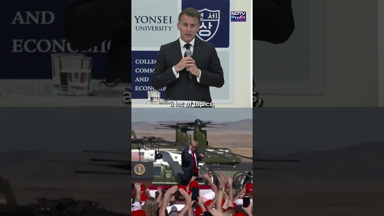 &bdquo;Otworzyłeś puszkę Pandory&rdquo; Prezydent Macron strofuje USA i Izrael za atak na Iran #shorts