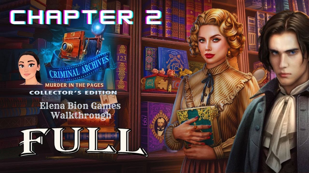 Criminal Archives 3: Murder in the Pages - Chapter 2 🌸 Full Game Walkthrough
