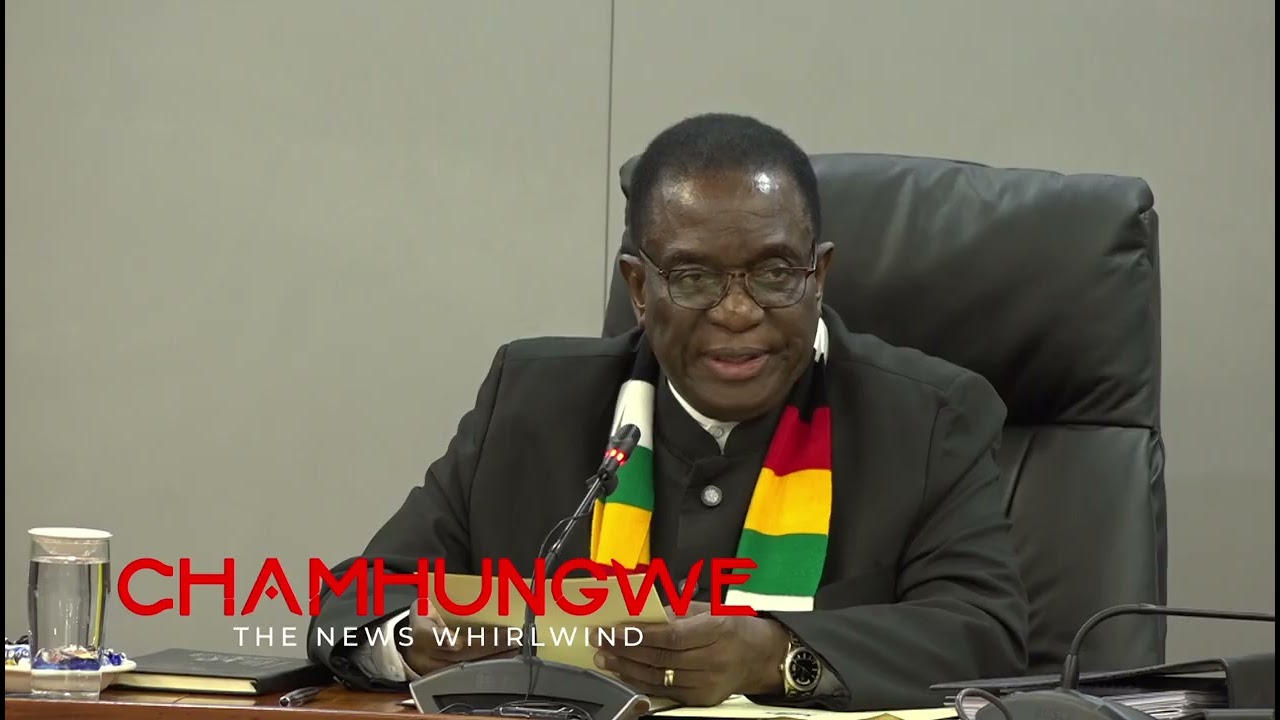 MNANGAGWA SENDS STRONG WARNING to Ministers at First Cabinet Meeting part1