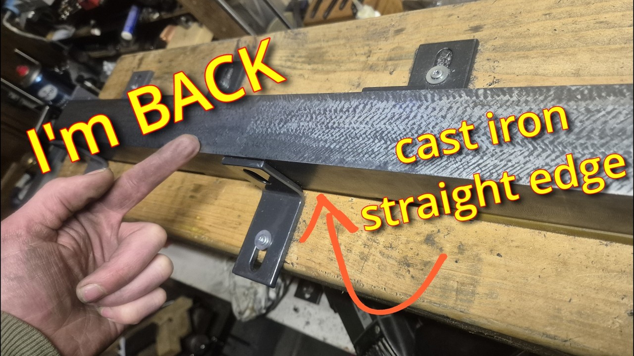 Scraping - Straight edge - Cast iron