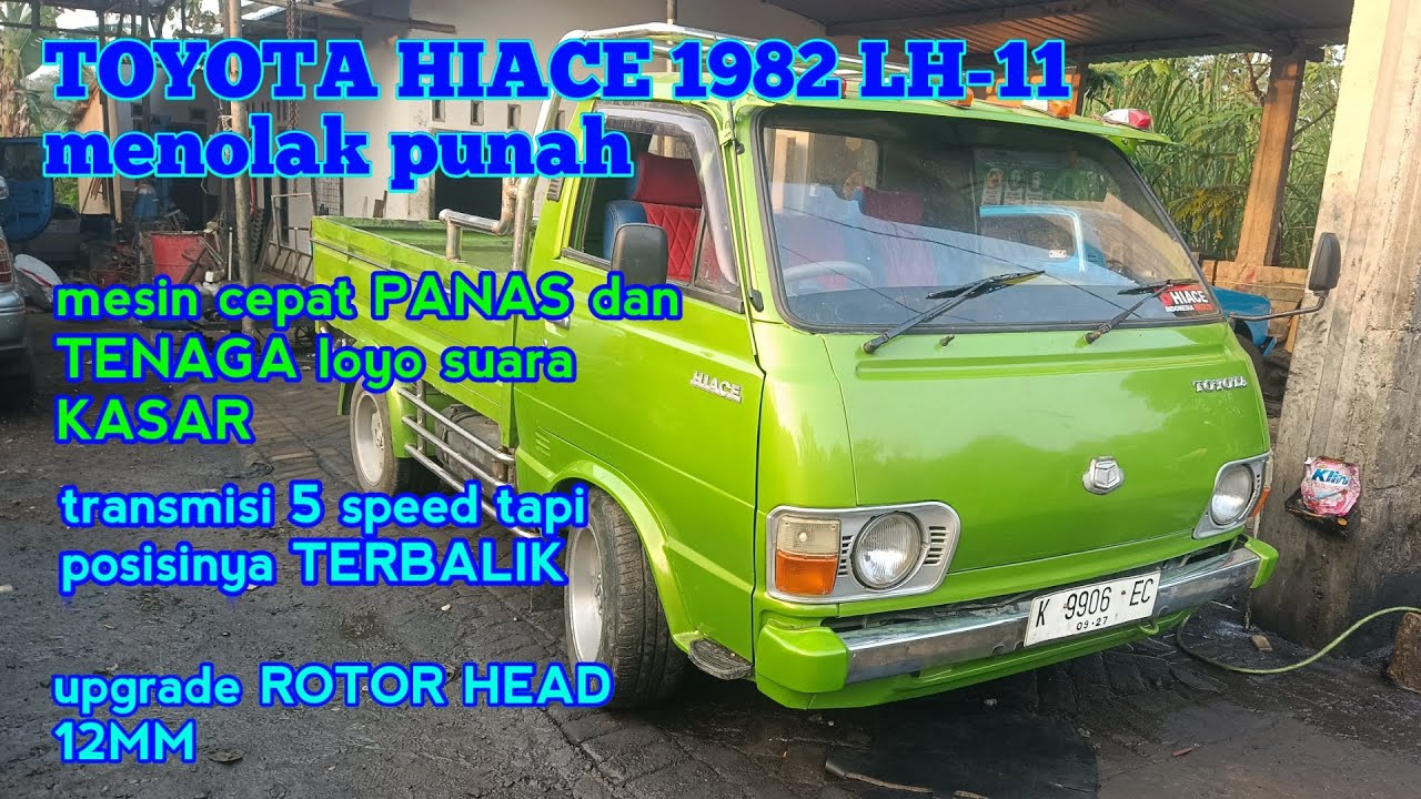 Restorasi mesin TOYOTA HIACE 1982 biar lebih bertenaga