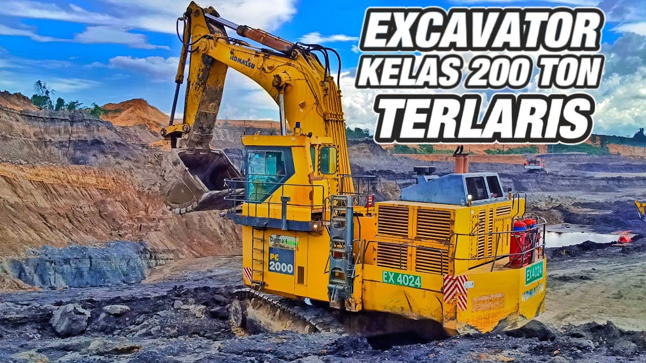 EXCAVATOR TERLARIS DAN YANG PALING BANYAK DI GUNAKAN DI DUNIA PERTAMBANGAN INDONESIA 🇲🇨🇯🇵