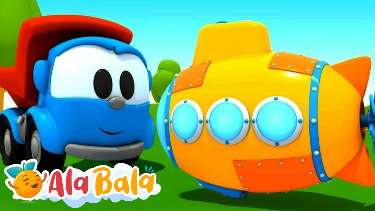 Super Camionul Leo și Submarinul  | Desene Animate pentru copii