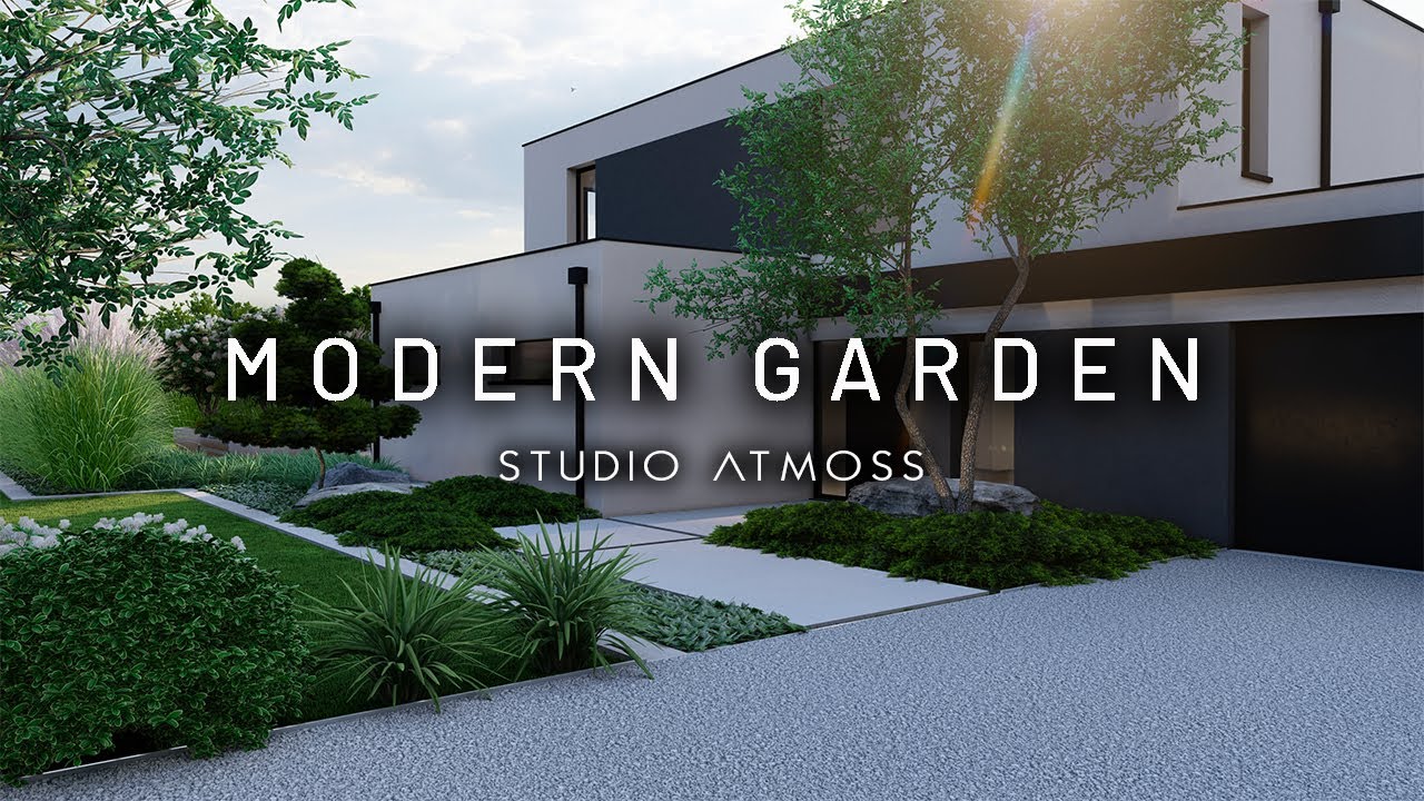 MODERN GARDEN IN FRANCE 🇫🇷 / 3D PROJECT #garden #3d #design #landscape
