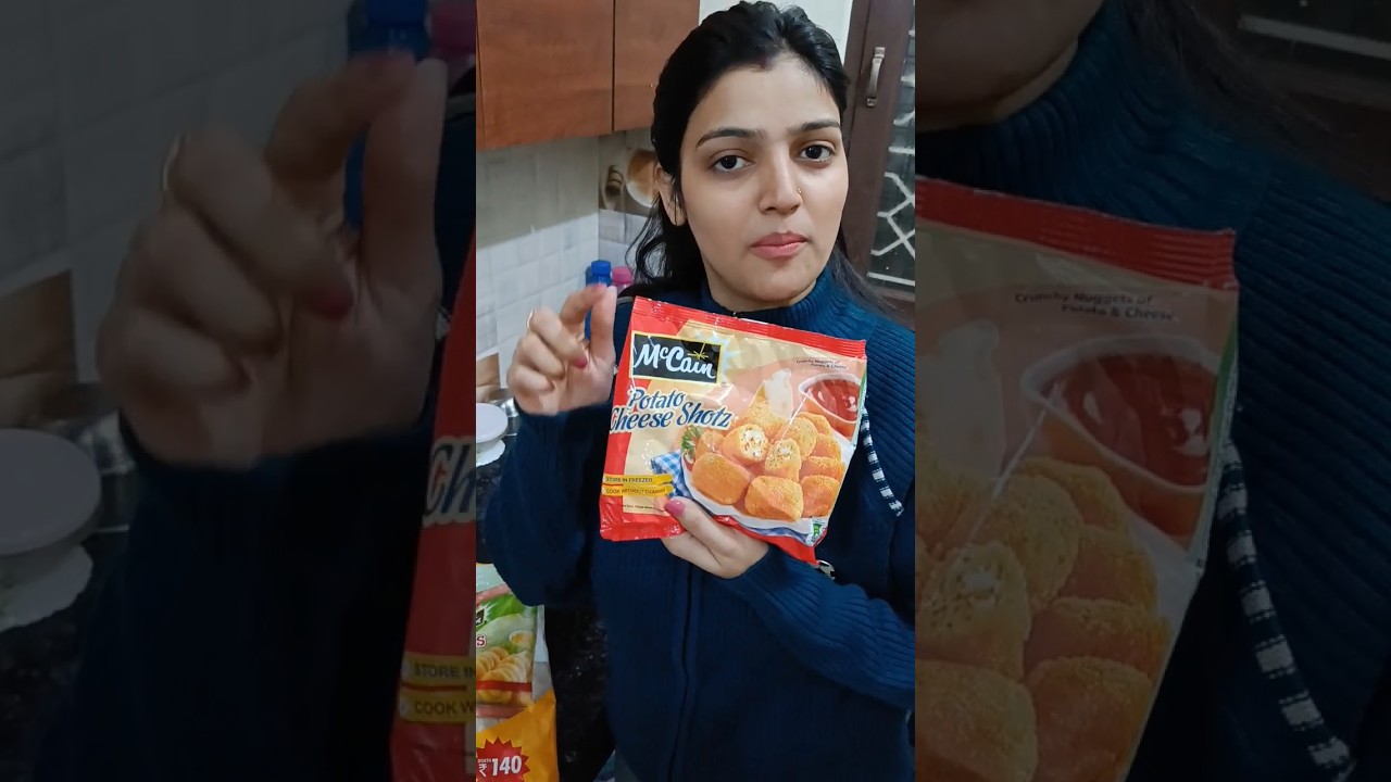 McCain Potato Cheese Shotz review 😵ll #shorts #shortsvideo #review #minivlog #reviewvideo