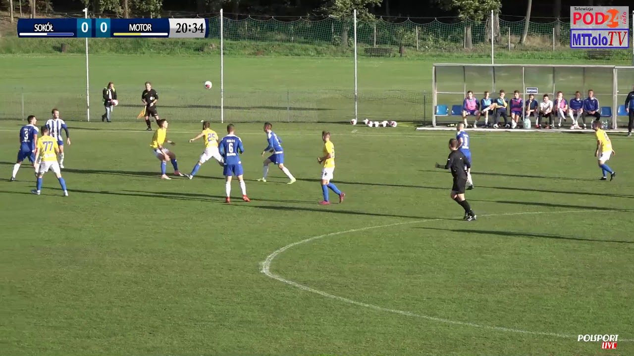 🎦Skrót ⚽ SOKÓŁ Sieniawa 🆚 MOTOR Lublin 📆[2019-09-29]