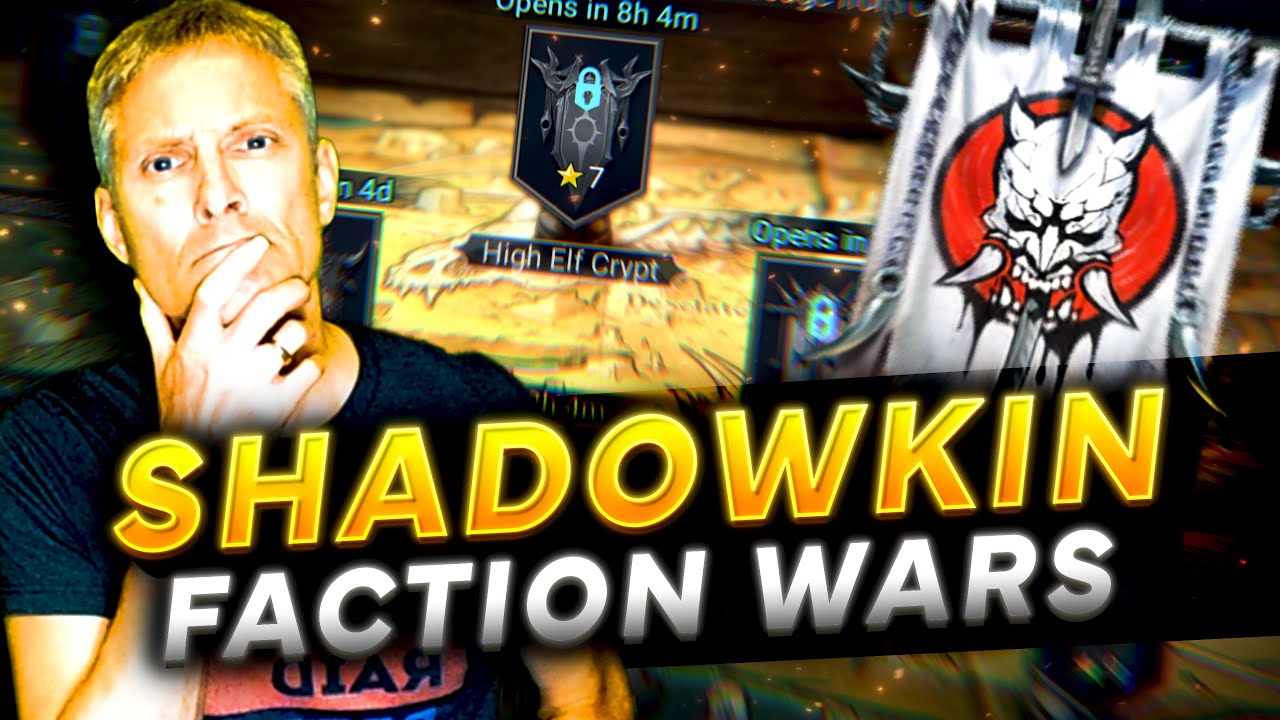 THEY ARE DOWN! Shadowkin Faction Wars BEST Team Strategy And BOSS Tips | Raid Shadow Legends