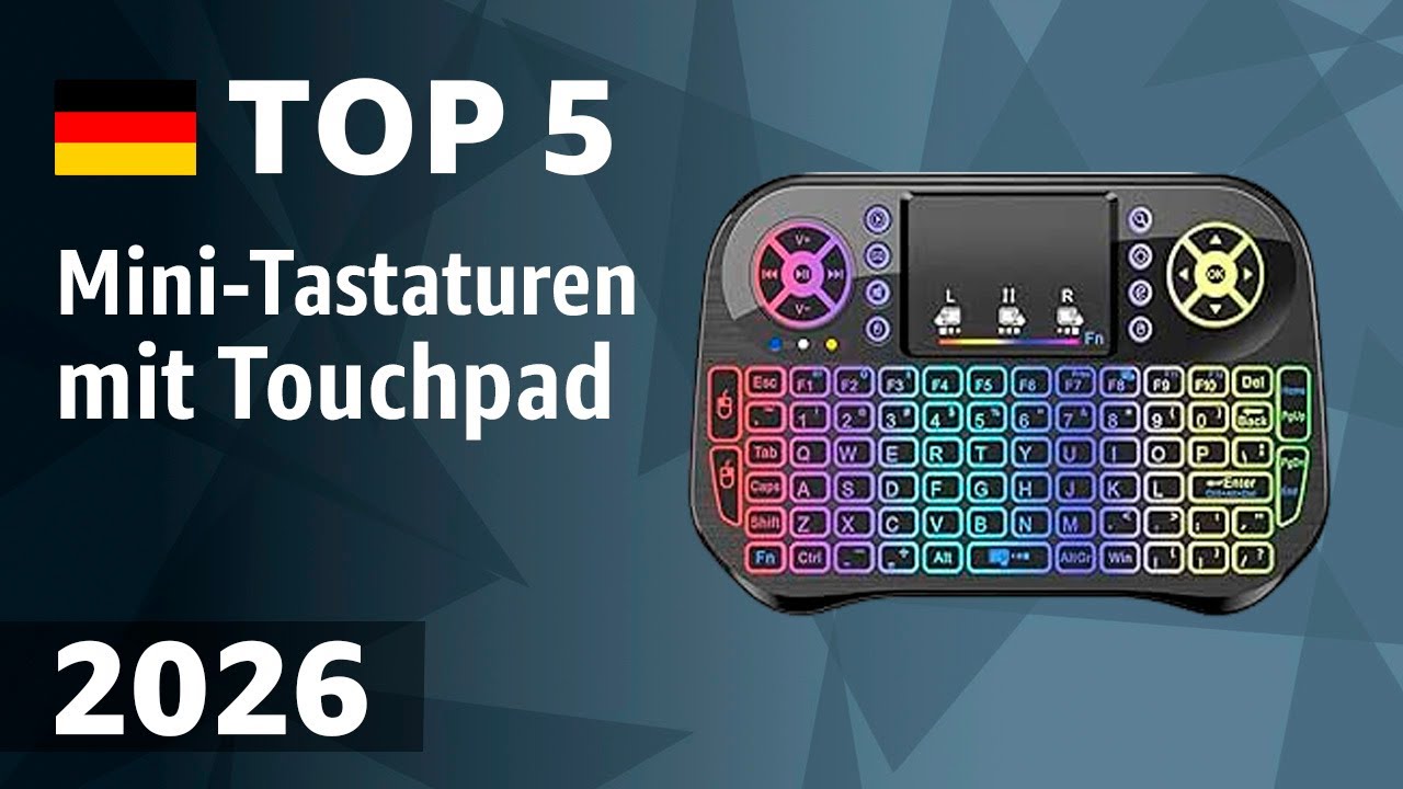 TOP—5. Beste Mini-Tastaturen mit Touchpad. Test & Vergleich 2026